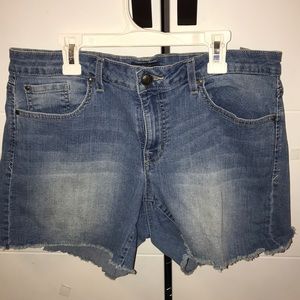 Blue jean shorts
